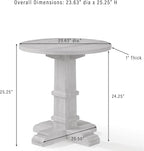 Crosley Furniture Joanna Modern Farmhouse Side Table, End Tables, Living Room - Image 3