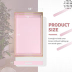 MAONAME Pink Serving Tray Set of 2, Plastic Decorative Trays - Image 2