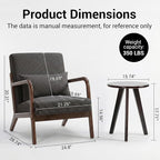 Mid Century Modern Accent Chair - Image 2