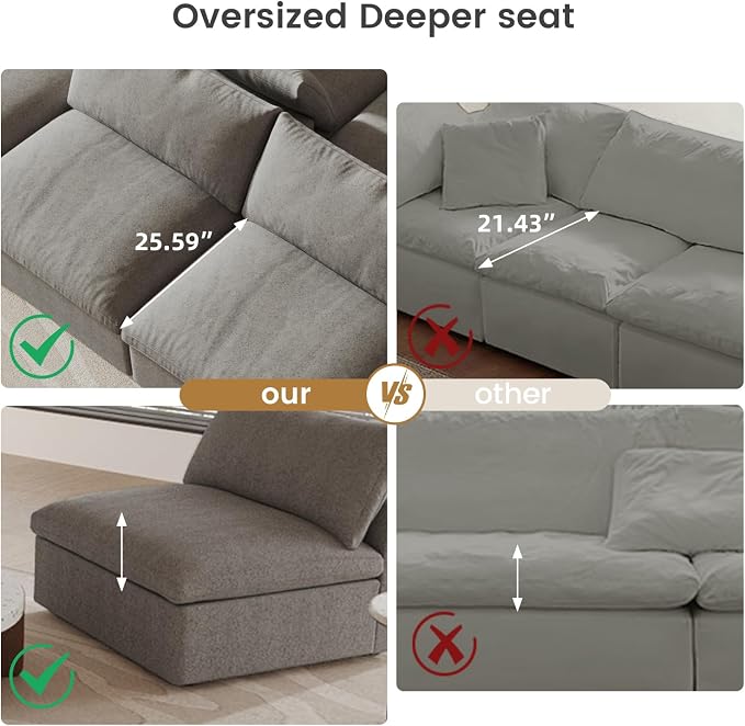 Cloud Couch Modular Sectional Sofa - Image 6