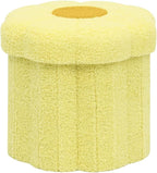 B FSOBEIIALEO Storage Ottoman Foldable, Sunflower Shaped Small Footrest by BFSOBEIIALEO