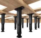 8 PCS Adjustable Bed Frame Support Legs, Frame Center Slats Heavy Support Leg by appacare