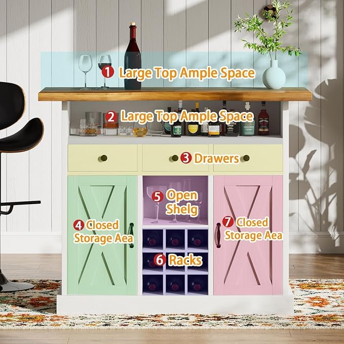 4ever2buy 52 Inch Bar Table - Image 5