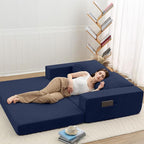 COMAX Convertible Sofa Bed Queen, Folding Fold Out Couch Bed, Floor Futon Couch - Image 4