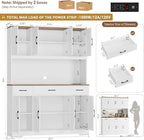 HOSTACK 71" Large Pantry Cabinet - Image 7