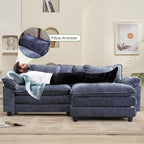 Oprisen 86" Modular Sectional Sofa, Comfy Cloud Couch Sectional Sofa - Image 5