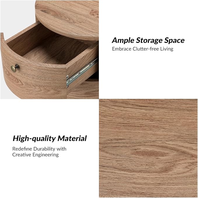 HULALA HOME Round End Table - Image 5