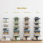 TUTOTAK Narrow Bookshelf, 6-Tier Bookcase, Spine Book Shelf - Image 8