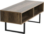 Household Essentials Jamestown TV Stand Coffee Table - Image 7