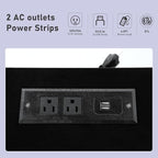 81in Long LED TV Stands W/Power Outlet - Image 5