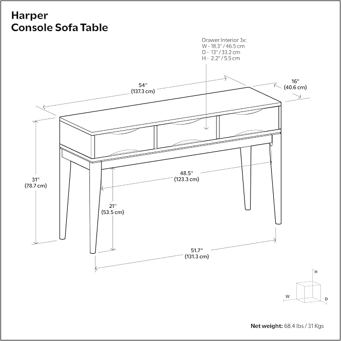 SIMPLIHOME Harper Console Table - Image 12