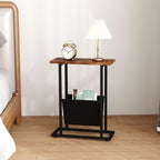 Yusong Narrow Side Table for Small Spaces, Small End Table Set of 2 - Image 7