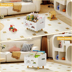 Wood Kids Bookshelf, Montessori Bookshelf, - Image 3