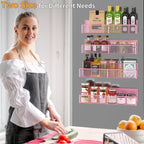 DTUQYX Magnetic Spice Rack for Refrigerator, 4 Pack 100% Metal Strong Magnet - Image 6
