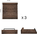 RYOFOBETTO Small Floating Shelf, 6X6 Inches Farmhouse Wall Shelves - Image 3