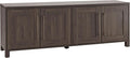 Henn&Hart Rectangular TV Stand for TV's up to 80" in Alder Brown, TV Stands for by HennHart