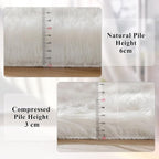 ORINOVA White Fluffy Faux Fur Rugs - Image 4
