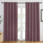 NICETOWN Blackout Dry Rose Curtain - Image 2