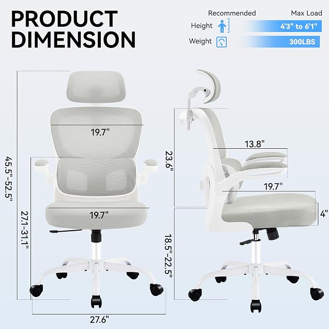 AreShark Office Chair Ergonomic Desk Chairs - Image 2