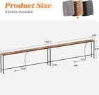 SUPERJARE 118.1 Inch Sofa Table - Image 2