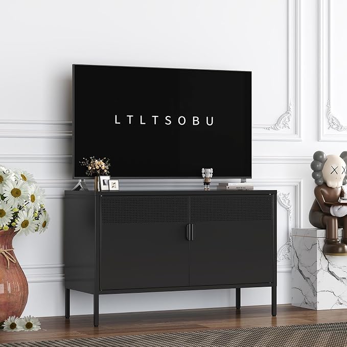 Black Metal Storage Cabinet by LTLTSOBUMetalCabinet