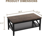 ChooChoo Coffee Table, Wooden Coffee Tables - Image 2