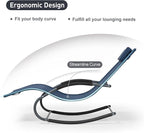 Outdoor Lounge Chair with Pillow, Chaise Lounge Chair - Image 4