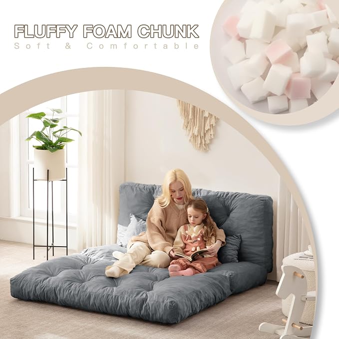 Folding Sofa Bed, Convertible Sleeper Chair - Image 3