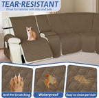 Arfntevss Recliner Sectional Couch Covers 1OO% Waterproof L Shape Sofa Cover - Image 4