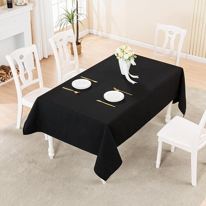 BALCONY & FALCON Rectangle Tablecloth Washable Wrinkle Resistant and Water - Image 5