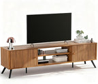 COMHOMA TV Stand for Living Room, Mid Century Modern Entertainment Center for by ComHoma