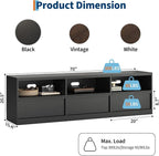 GarveeHome 70 in TV Stand for TVs up to 85 in, Mid Century Modern Entertainment - Image 7