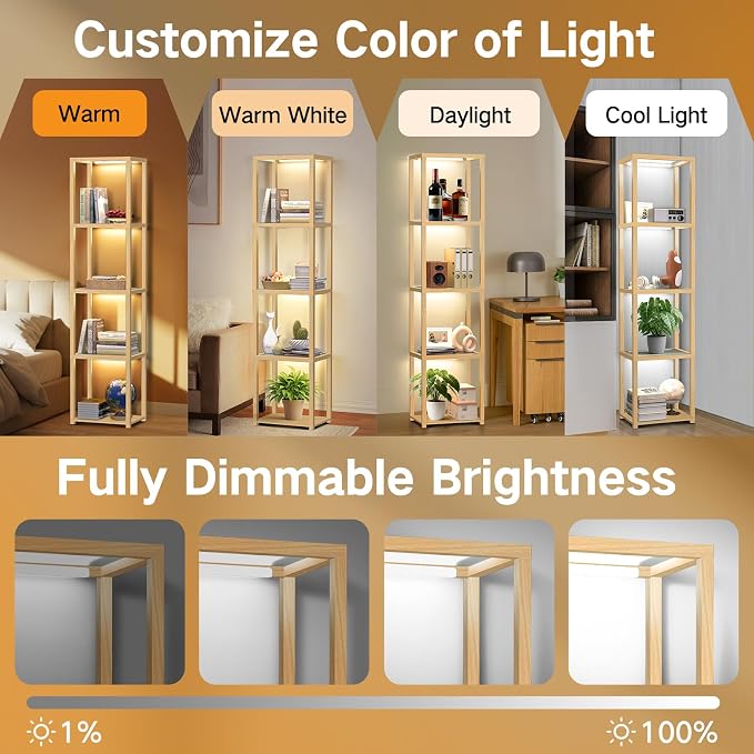 OUTON 67" Glass Display Shelf - Image 3