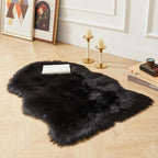 AMTOVO Faux Fur Rug, Fluffy Sheepskin Rug, Fuzzy Ultra Soft 2 x 3 ft Shag Rugs - Image 2