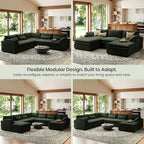 Belffin Large Modular Sectional Sofa - Image 4