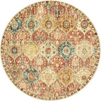 Lahome Moroccan Washable Round Area Rug, Soft Round Rugs 6ft Ultra-Thin | - Image 7