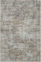 10x14 Area Rugs for Living Room: Washable Abstract Brown Black Carpet | - Image 3