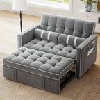 Marsail 3-in-1 Convertible Futon Sleeper Sofa Bed, Pull Out Couch - Image 2