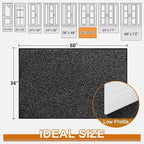 Super Absorbent Front Door Mat, Non-Slip Washable Indoor Doormats, Low Profile - Image 3