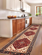 SERISSA 2'6"x12' Washable Non Slip Boho Runner Rug - Image 2