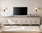 WAMPAT Large TV Stand for 100 inch TV by WAMPAT