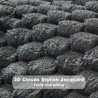 NEWCOSPLAY Fleece Clouds Cozy King Blanket - Image 5