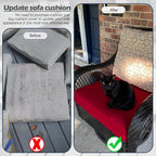 Sqodok Patio Cushion Cover 24x24 inch, Outdoor Seat Cushion Slip Cover - Image 8