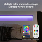 Allewie Queen Size LED Platform Bed Frame - Image 5