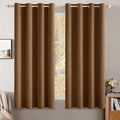 MIULEE 100% Blackout Linen Curtains by MIULEE