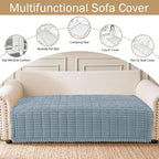 Couch Cover for Dogs, Washable Non Slip Plush Flannel Sofa Protector | Thick - Image 3