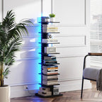 TUTOTAK Narrow Bookshelf, 8-Tier Bookcase - Image 7