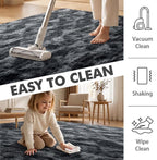 9x12 Ft Extra Large Shag Rugs for Bedroom Living Room for Men Boys, Tie Dyed - Image 7