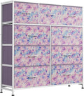 WLIVE 9 Drawer Dresser, Fabric Storage Tower by WLIVE