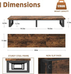 YAOHUOO 45" Large TV Riser for 32-60 inch TV, TV Riser Stand Shelf - Image 7
